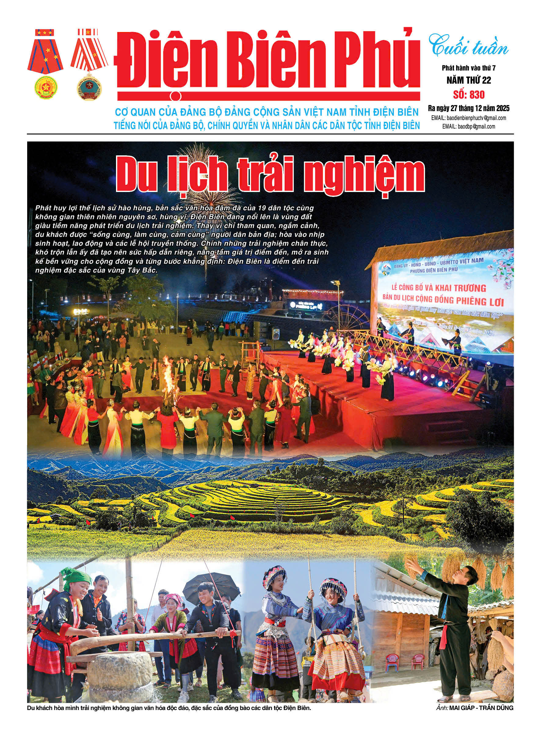 B&aacute;o cuối tuần Số b&aacute;o thứ bảy,ng&agrave;y 27 th&aacute;ng 12 năm 2025