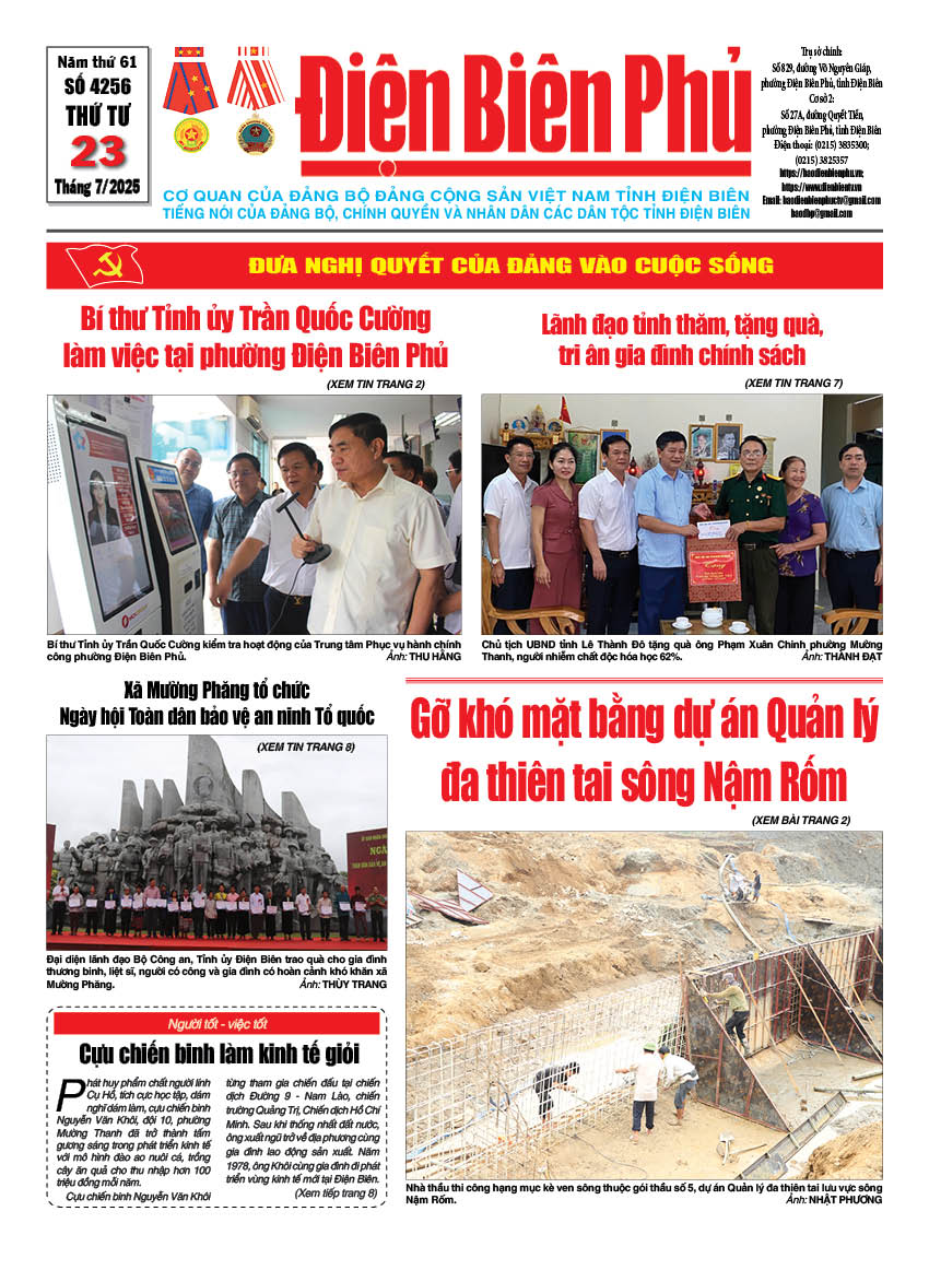 B&aacute;o thời sự Số b&aacute;o thứ tư,ng&agrave;y 23 th&aacute;ng 7 năm 2025