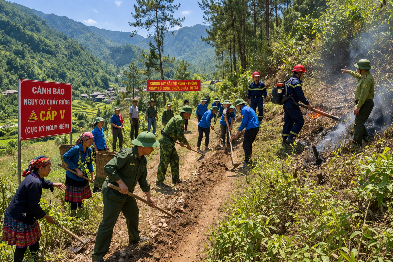 (Infographic) Ph&ograve;ng, chống ch&aacute;y rừng m&ugrave;a nắng n&oacute;ng