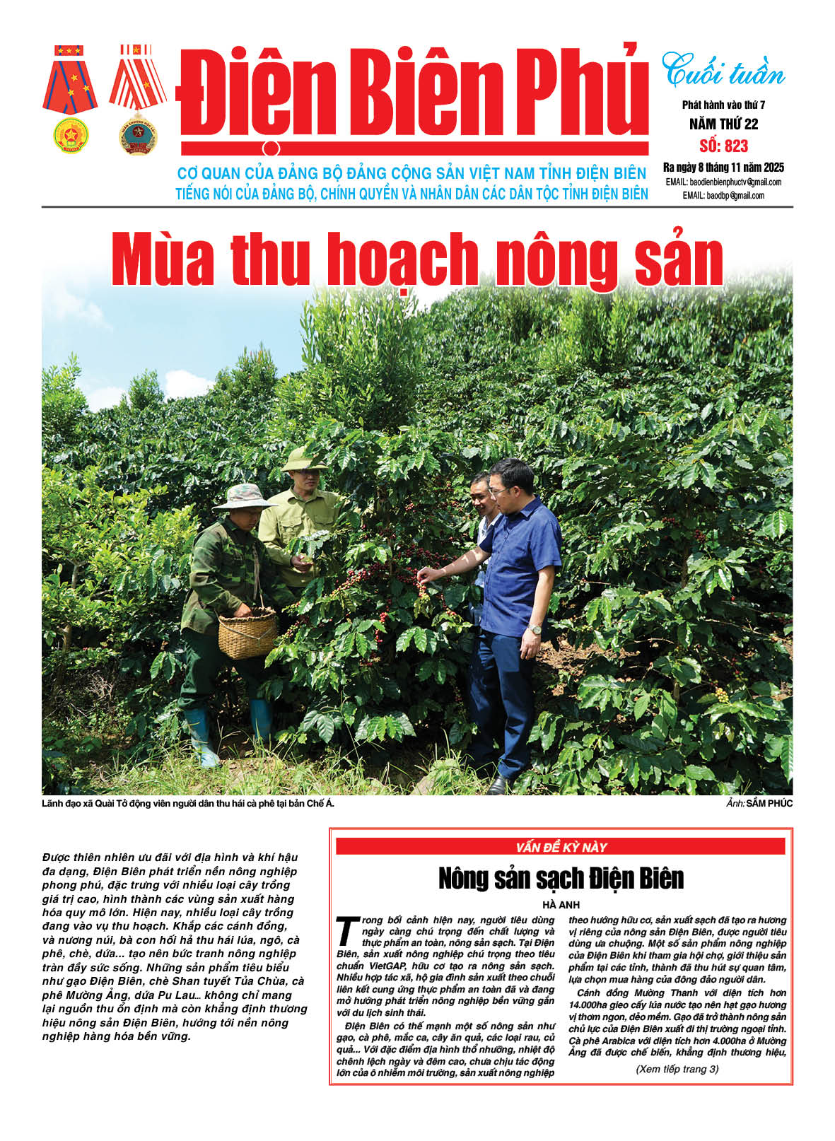 B&aacute;o cuối tuần Số b&aacute;o thứ bảy,ng&agrave;y 08 th&aacute;ng 11 năm 2025