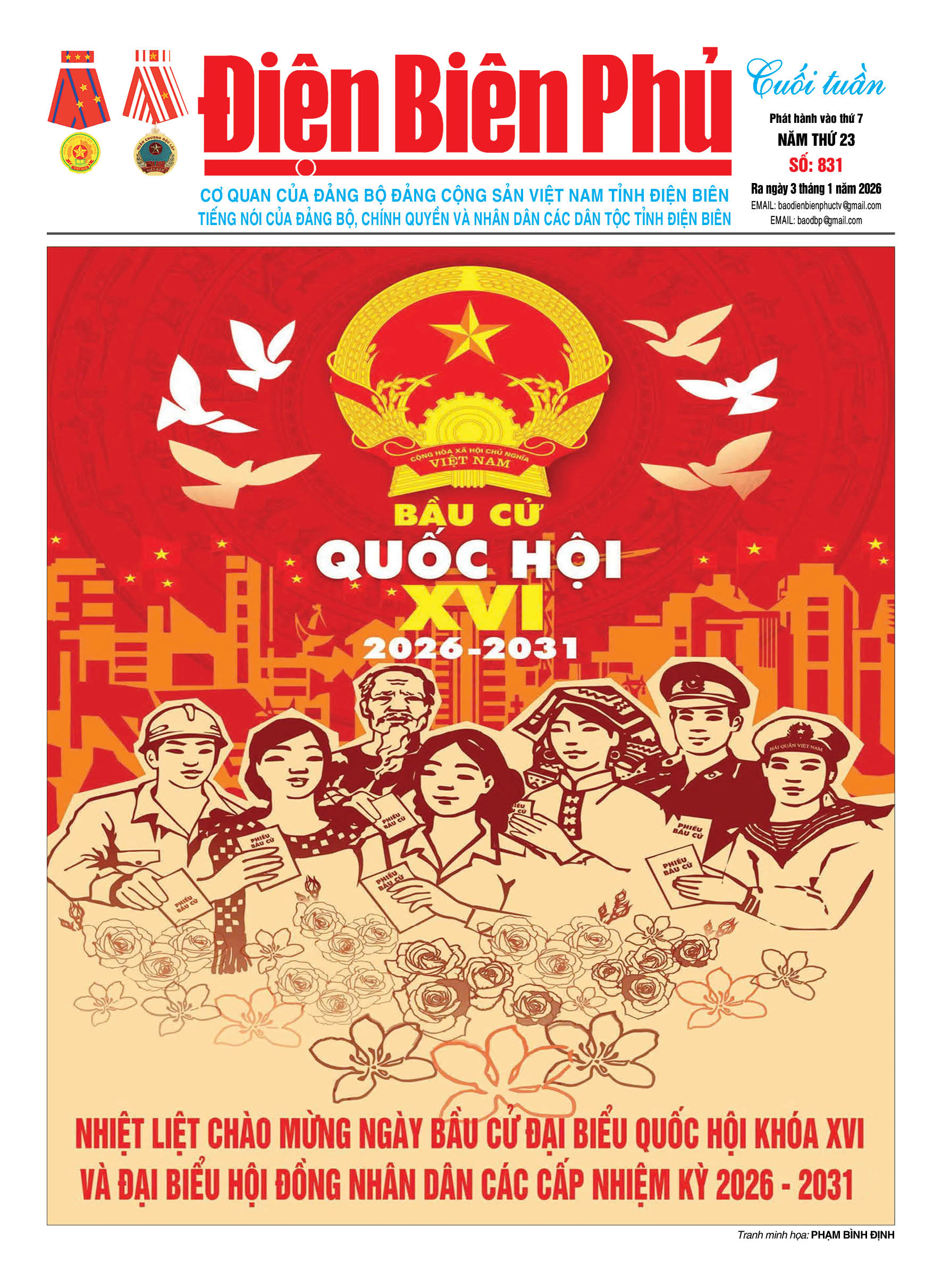 B&aacute;o cuối tuần Số b&aacute;o thứ bảy,ng&agrave;y 03 th&aacute;ng 1 năm 2026