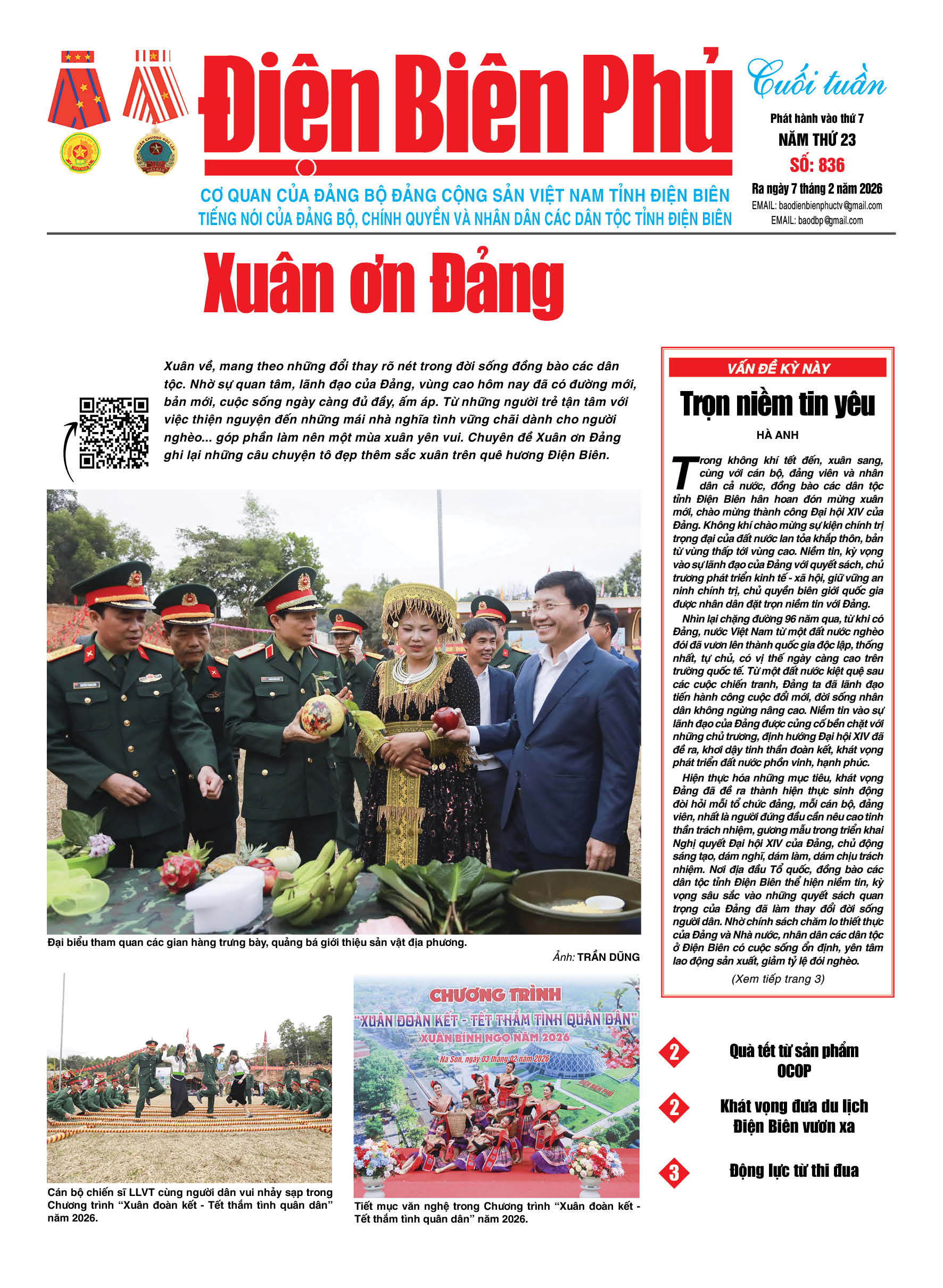 B&aacute;o cuối tuần Số b&aacute;o thứ bảy,ng&agrave;y 07 th&aacute;ng 2 năm 2026