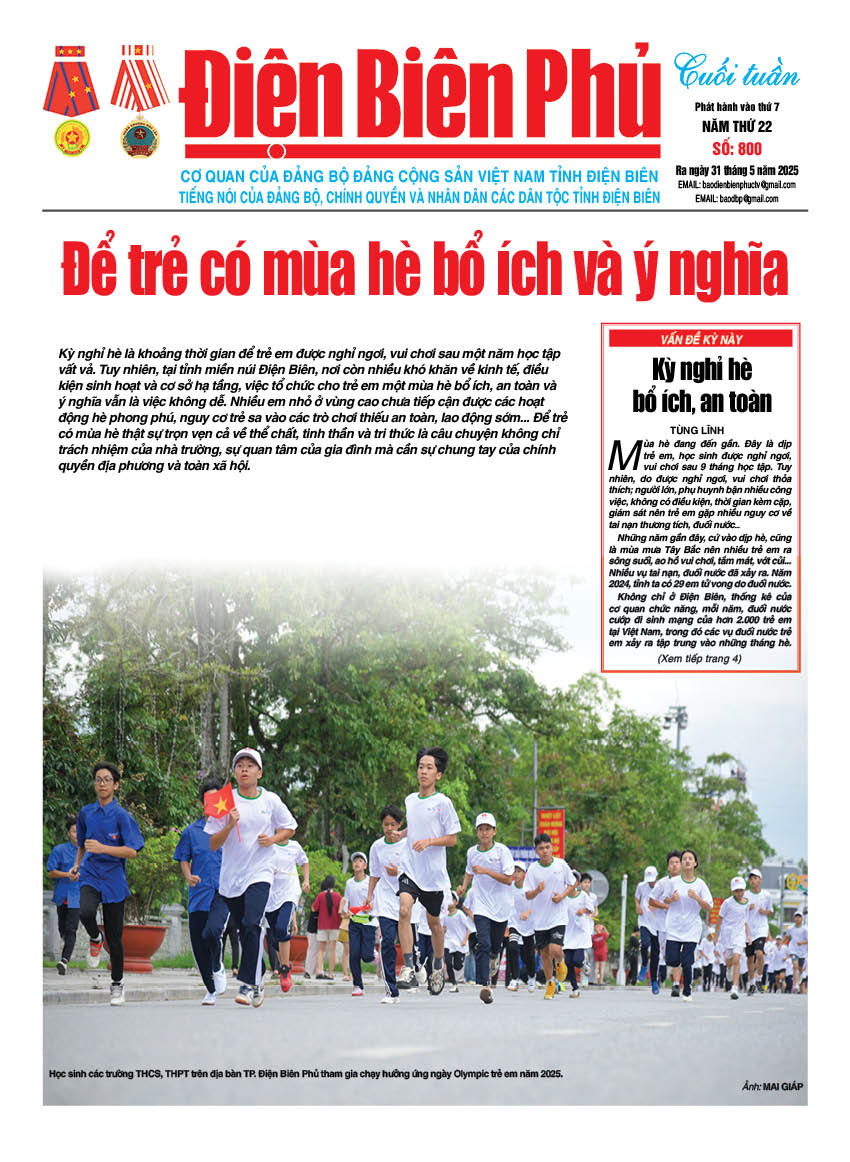 B&aacute;o cuối tuần Số b&aacute;o thứ bảy,ng&agrave;y 31 th&aacute;ng 5 năm 2025