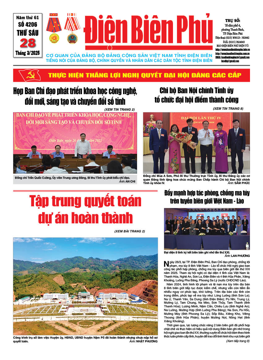 B&aacute;o thời sự Số b&aacute;o thứ s&aacute;u,ng&agrave;y 28 th&aacute;ng 3 năm 2025