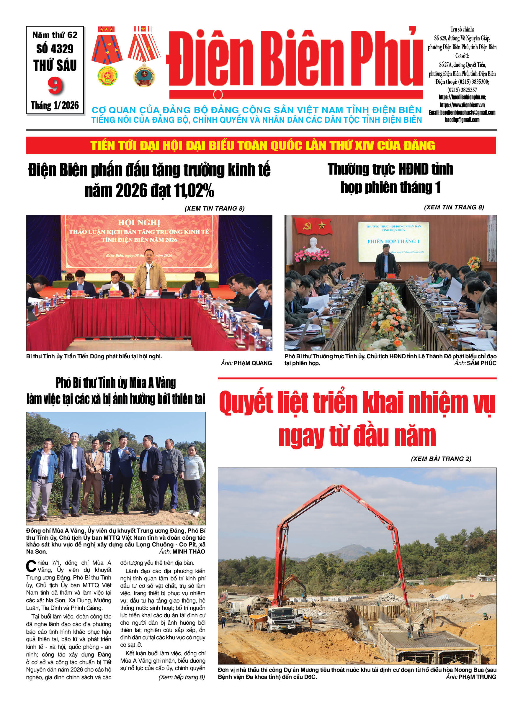 B&aacute;o thời sự Số b&aacute;o thứ s&aacute;u,ng&agrave;y 09 th&aacute;ng 1 năm 2026