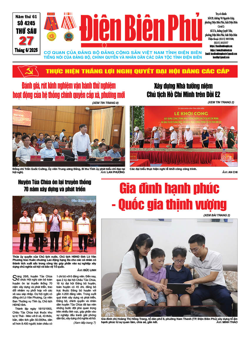 B&aacute;o thời sự Số b&aacute;o thứ s&aacute;u,ng&agrave;y 27 th&aacute;ng 6 năm 2025