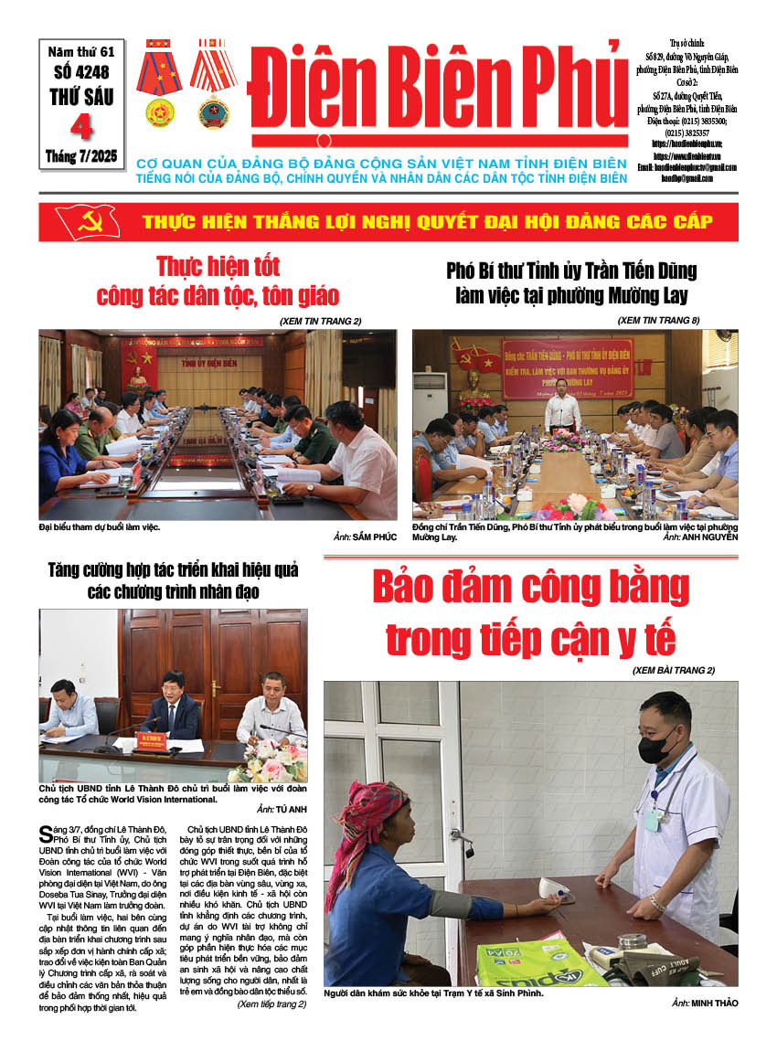 B&aacute;o thời sự Số b&aacute;o thứ s&aacute;u,ng&agrave;y 04 th&aacute;ng 7 năm 2025