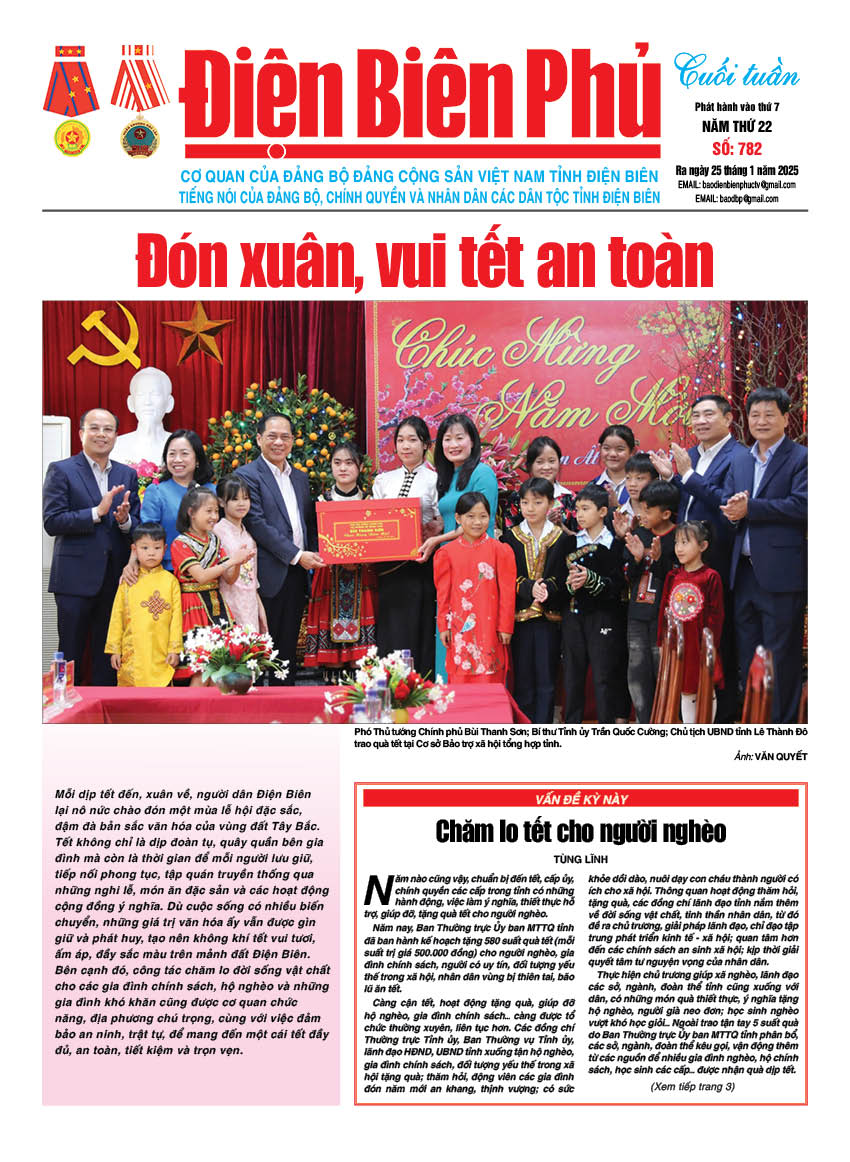 B&aacute;o cuối tuần Số b&aacute;o thứ bảy,ng&agrave;y 25 th&aacute;ng 1 năm 2025
