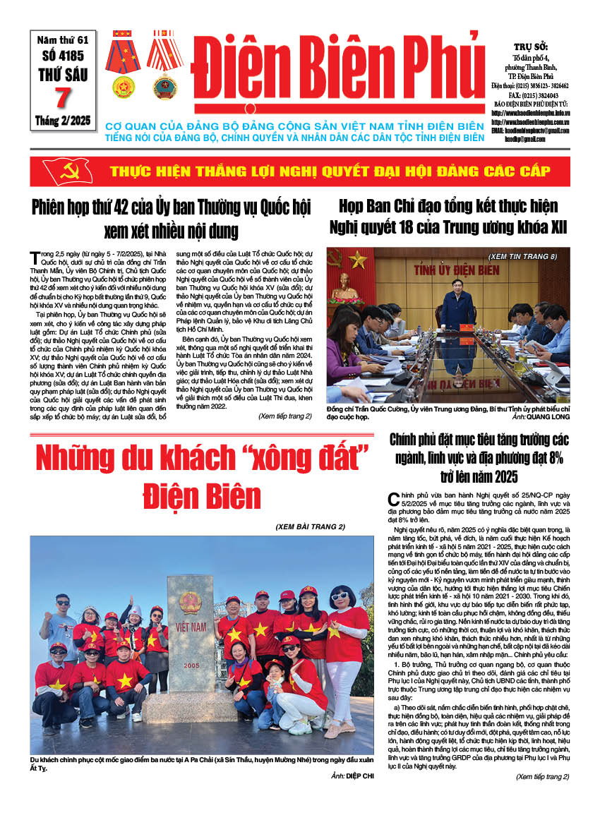 B&aacute;o thời sự Số b&aacute;o thứ s&aacute;u,ng&agrave;y 07 th&aacute;ng 2 năm 2025