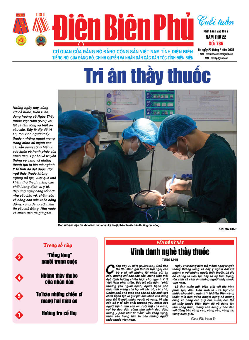 B&aacute;o cuối tuần Số b&aacute;o thứ bảy,ng&agrave;y 22 th&aacute;ng 2 năm 2025