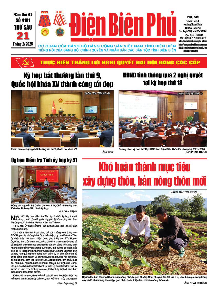 B&aacute;o thời sự Số b&aacute;o thứ s&aacute;u,ng&agrave;y 21 th&aacute;ng 2 năm 2025