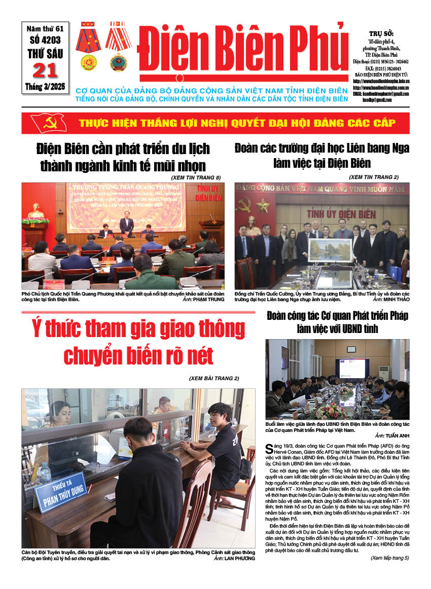 B&aacute;o thời sự Số b&aacute;o thứ s&aacute;u,ng&agrave;y 21 th&aacute;ng 3 năm 2025