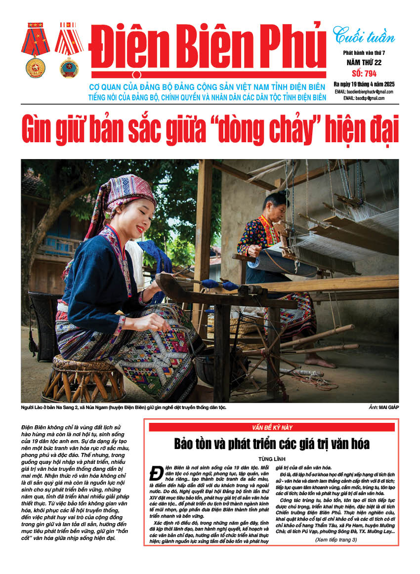 B&aacute;o cuối tuần Số b&aacute;o thứ bảy,ng&agrave;y 19 th&aacute;ng 4 năm 2025