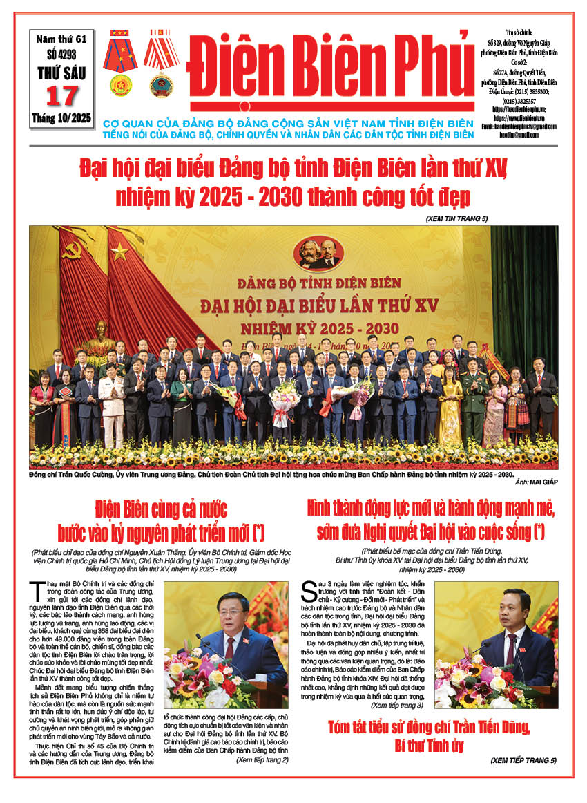 B&aacute;o thời sự Số b&aacute;o thứ s&aacute;u,ng&agrave;y 17 th&aacute;ng 10 năm 2025
