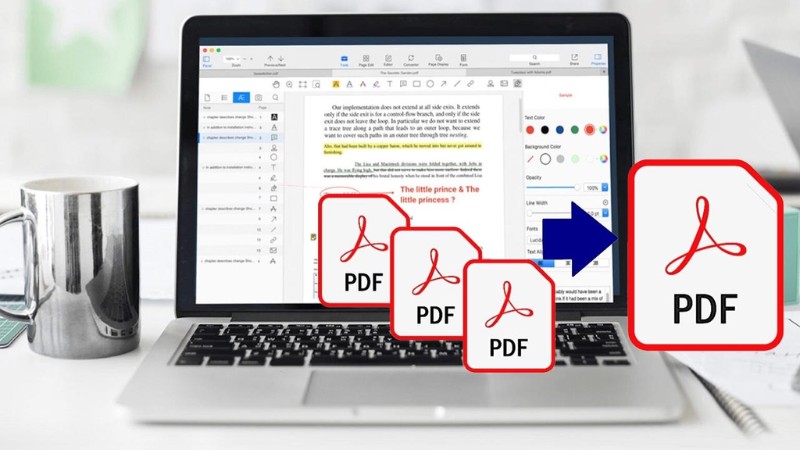 Hướng dẫn gh&eacute;p file PDF online nhanh ch&oacute;ng, kh&ocirc;ng cần c&agrave;i phần mềm