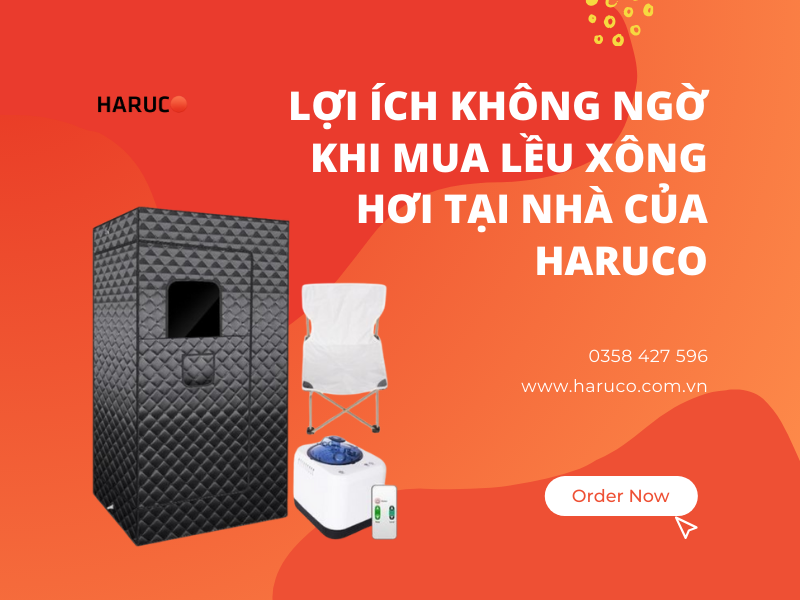 Lợi &iacute;ch kh&ocirc;ng ngờ khi mua lều x&ocirc;ng hơi tại nh&agrave; của Haruco